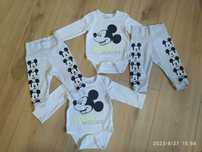 2x Komplet Myszka Miki dla bliźniaków, Disney Baby, r. 62