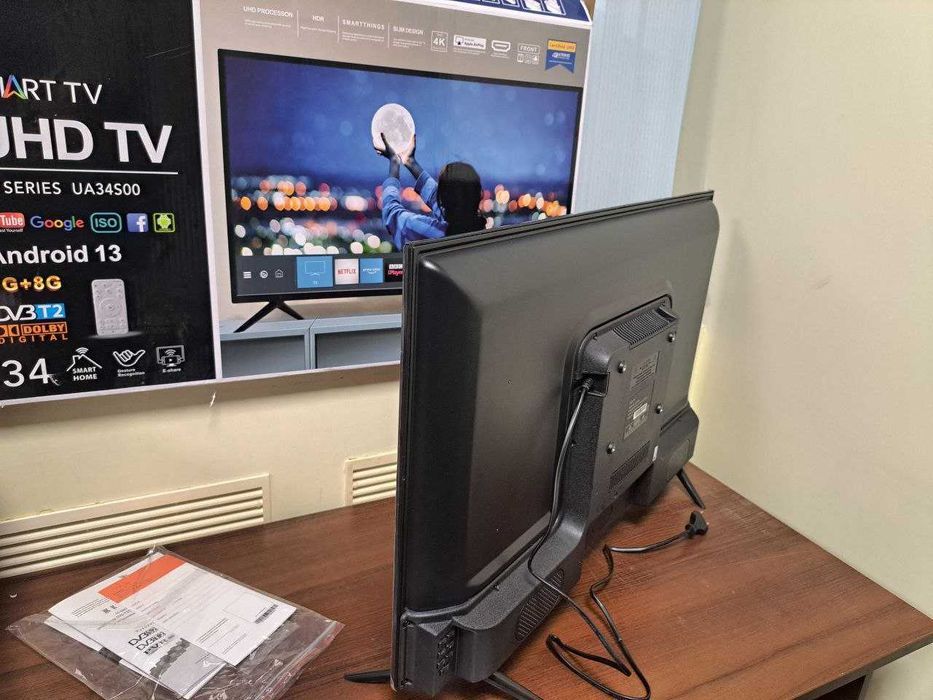 Телевизор 32 34дюйма Samsung Smart TV 4K Ultra HD, IPTV, T2 WIFI Корея