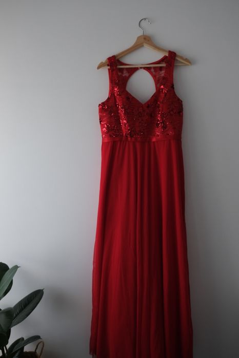 Vestido de cerimónia vermelho