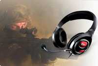 Słuchawki Creative HS-800 Fatality Gaming czarne z mikrofonem