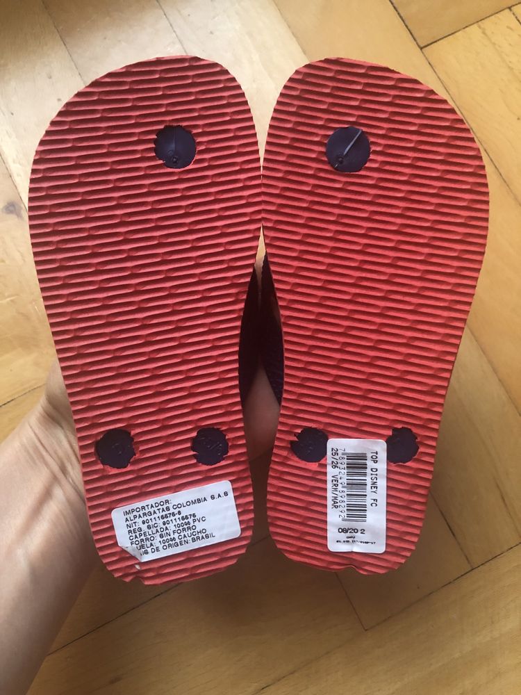 Havaianas klapki japonki r. 27/28 Myszka Miki (Mickey) Nowe