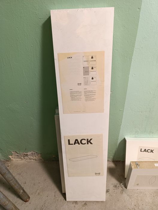 IKEA LACK półka ścienna 110x26 cm BIAŁY POŁYSK