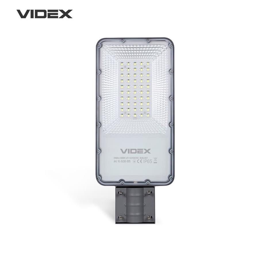 LED вуличний ліхтар автономний VIDEX 30W 5000K VL-SLSO-305 26697