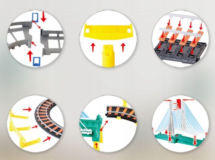 Kolejka Elektryczna Pociąg Lokomotywa Odczepiane Wagony Tor Wyścigowy