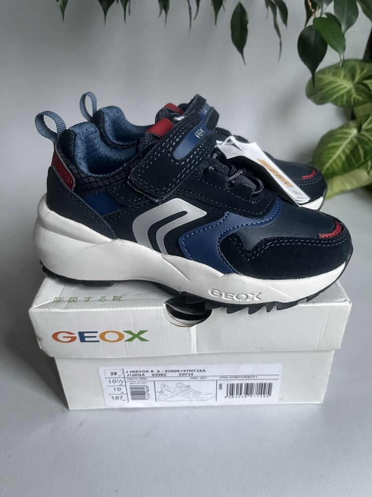 КРОСІВКИ GEOX HEEVOK 28р. 18,2см на хлопчика, на весну шкіряні кроссов