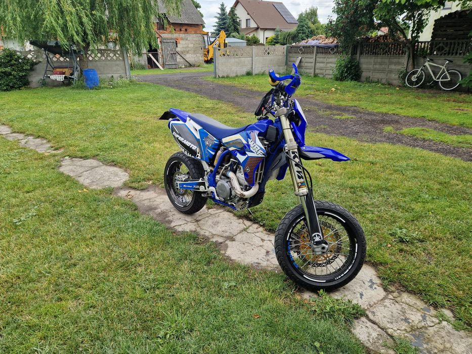 Yamaha wr 450 SM supermoto 30kw A2 Orginalna homologacja zarejestrowan