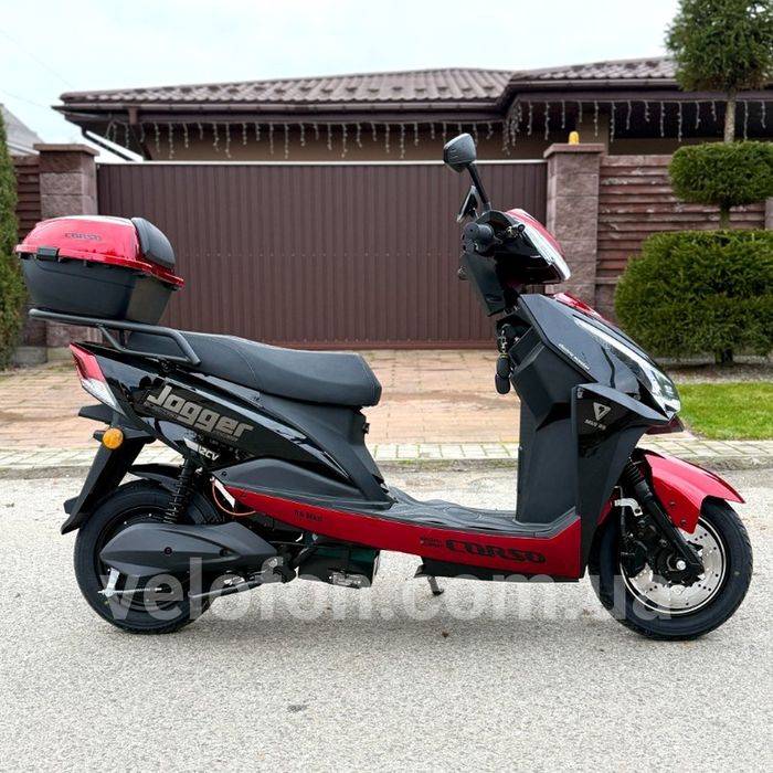 Електроскутер Corso Jogger 1500W, 72V/25Ah — двомісний максіскутер