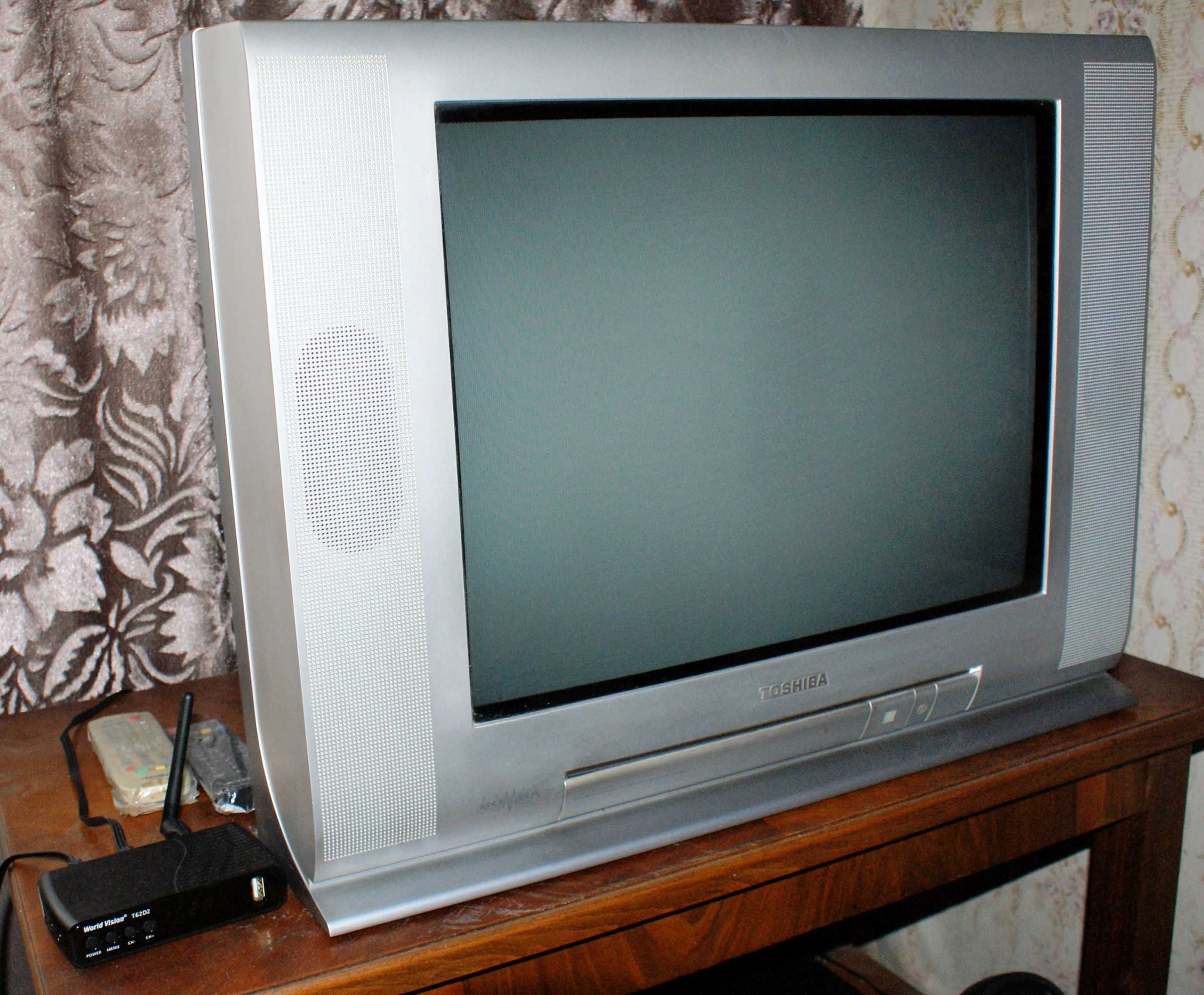 Телевизор цветной Toshiba 21CSZ7DR, с плоским экраном,БОМБА, Индонезия