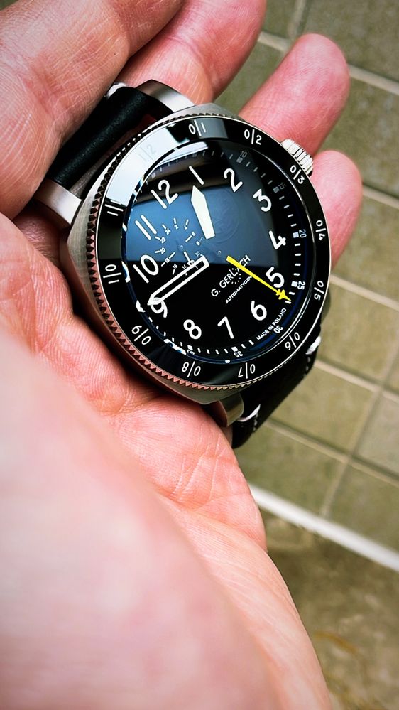 G.Gerlach Instrument zegarek automatyczny microbrand Diver Pilot