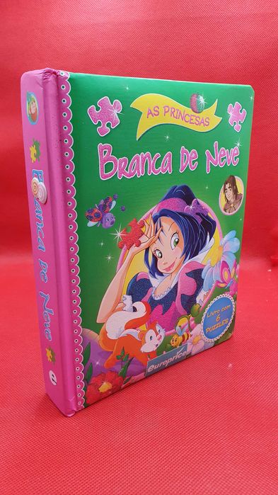 Livro Infantil - REF PINF - As Princesas, Branca de Neve Livro Puzzle