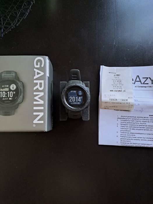 Zegarek Garmin Instinct 1 Grafitowy Gwarancja