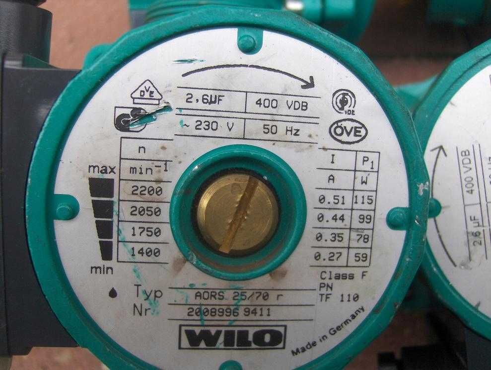 Pompa CO WILO RS 25/70