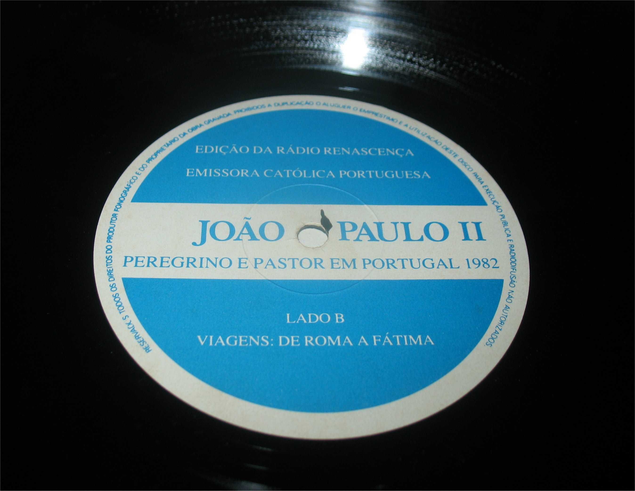 João Paulo II - Peregrino e Pastor em Portugal 1982 - LP