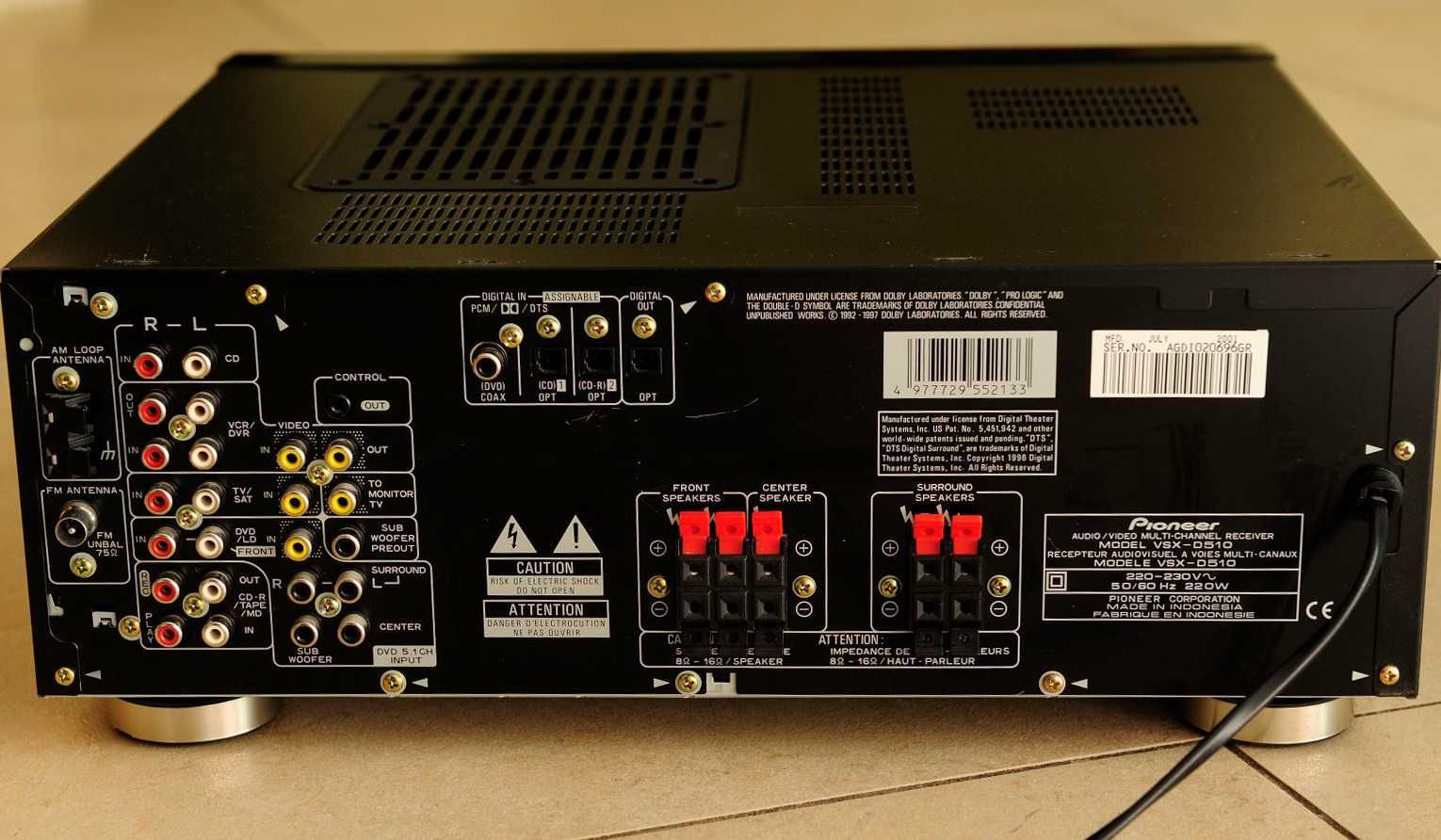 Amplituner Pioneer VSX-D510 5.1