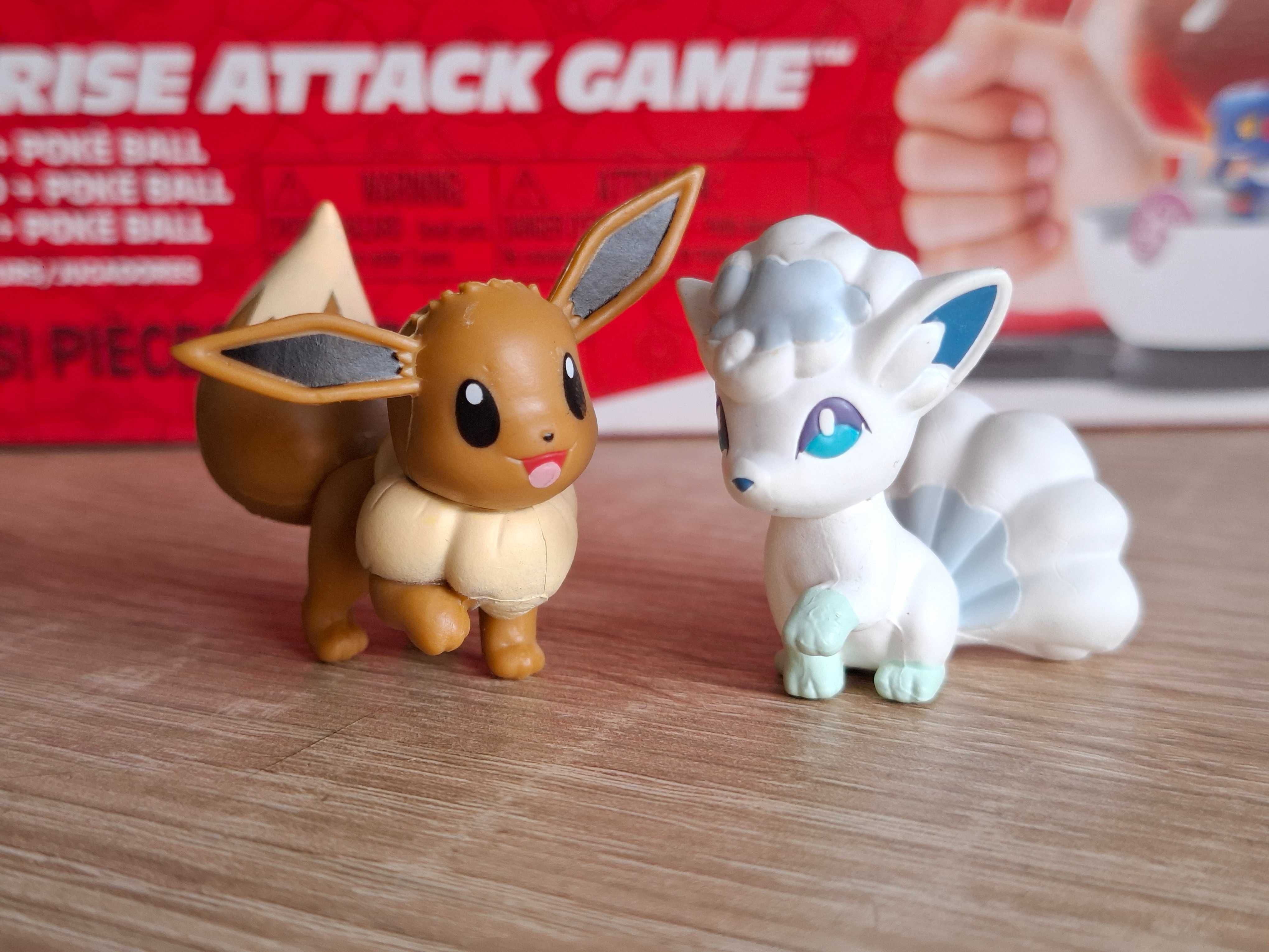 Zestaw Pokemon Surprise Attack Game + 4 figurki