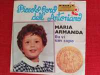 Single Eu Vi Um Sapo, de Maria Armanda + outro tema italiano