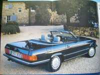 Mercedes - Benz SL R107 (SL 300/420/500) / 1986 * prospekt 34 strony