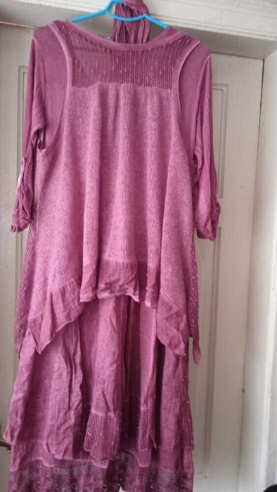 Платье и блуза Италия,большой размер.