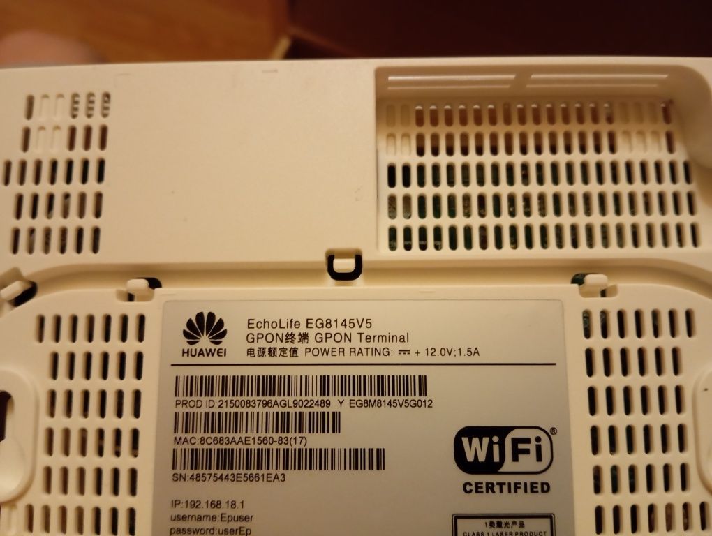 Router wi-fi Huawei 5g