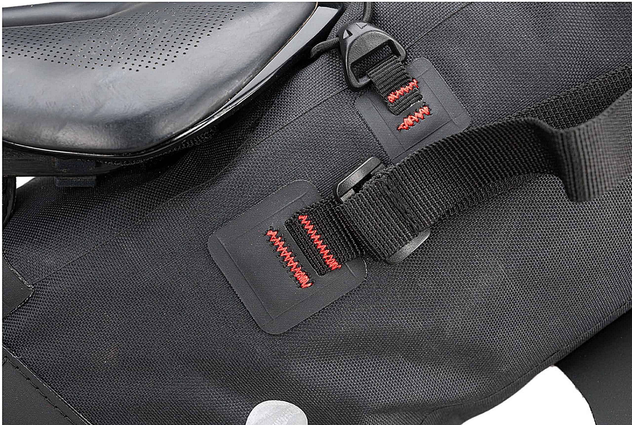 GEOSMINA Small SEAT BAG Black Torba BIKEPACKING 10L Wodoszczelna