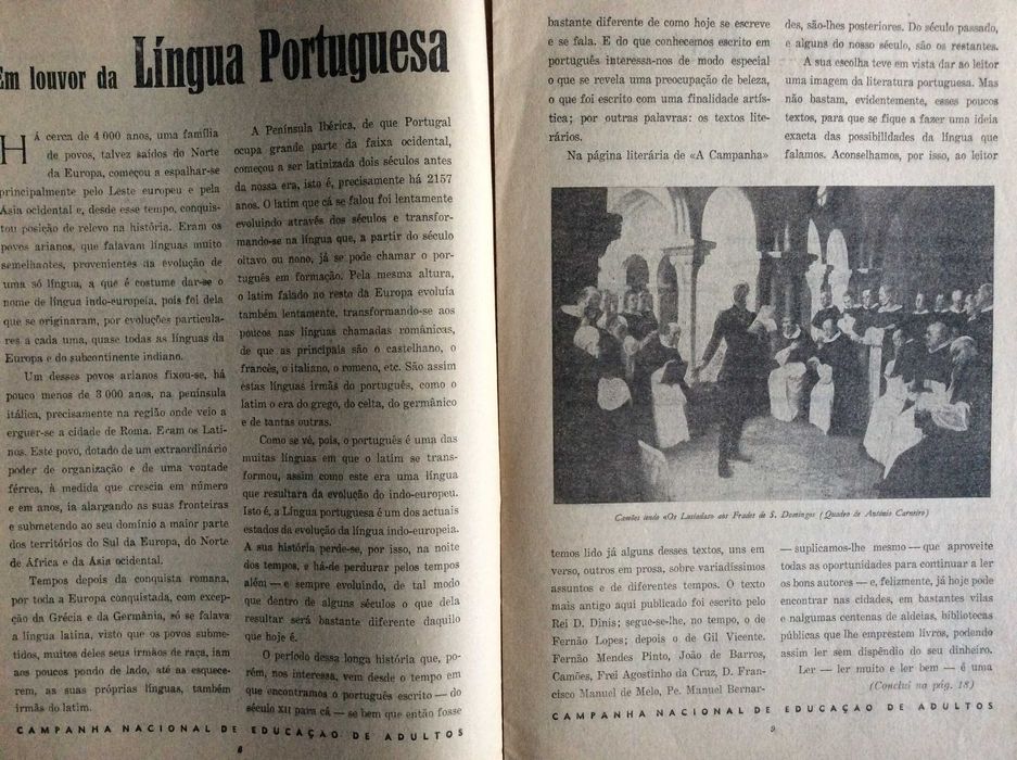 A campanha. Orgão da companhia nacional de educação de adultos, 1956