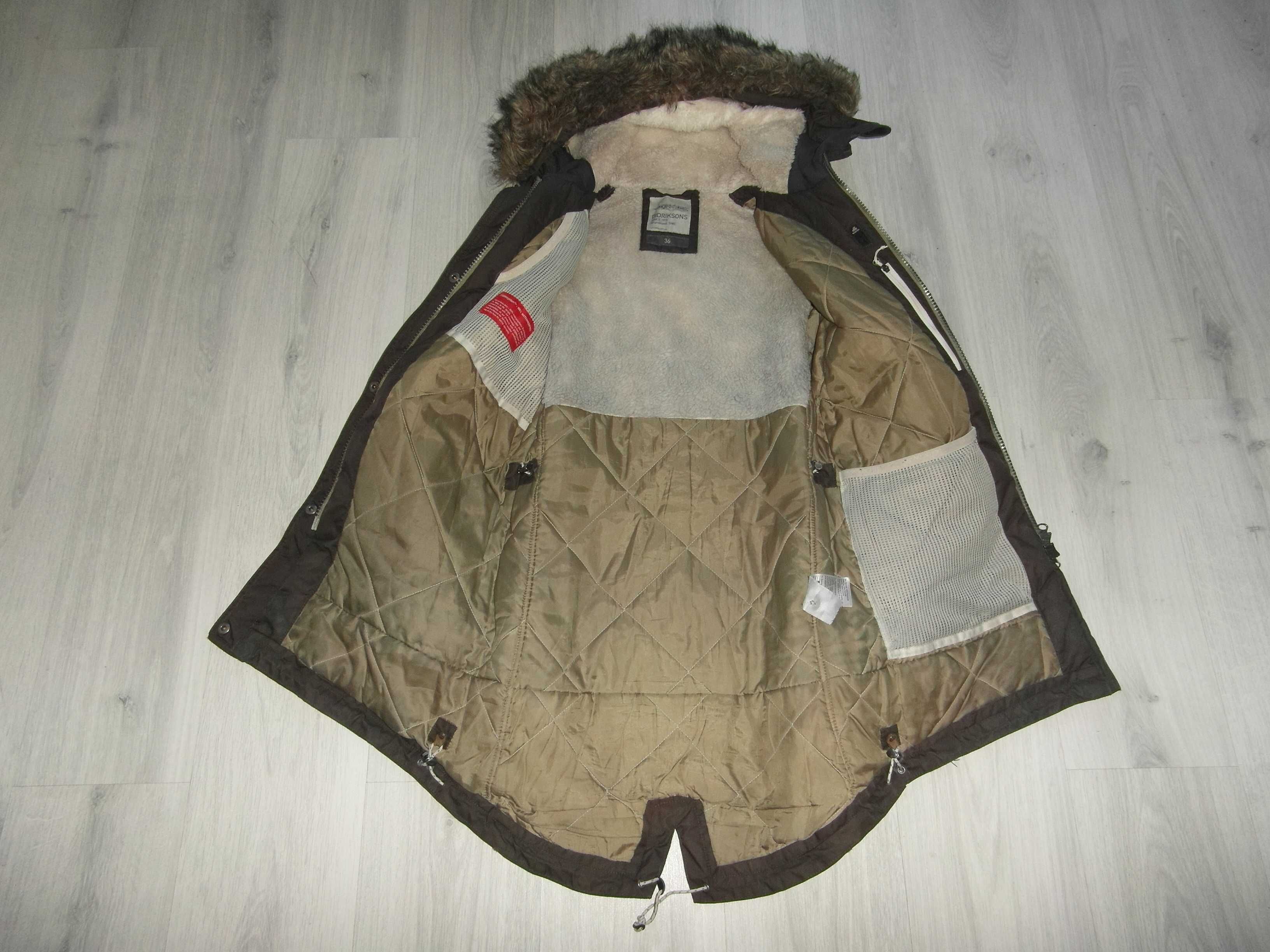 Didriksons Lindsey Stormsystem Parka Damska Ocieplana Rozmiar 36