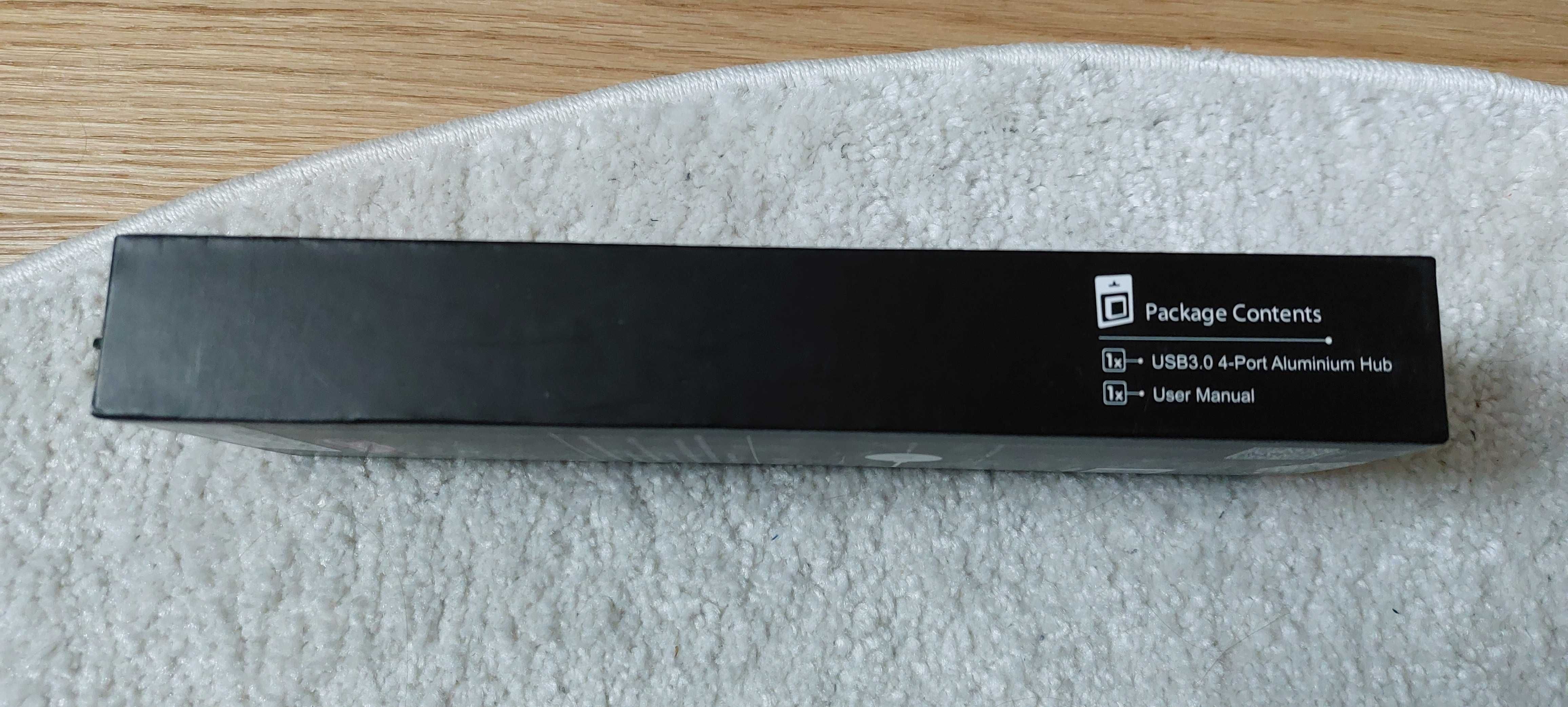 Hub aluminiowy 4-portowy Unitek USB 3.0 Y-3197WH - NOWY