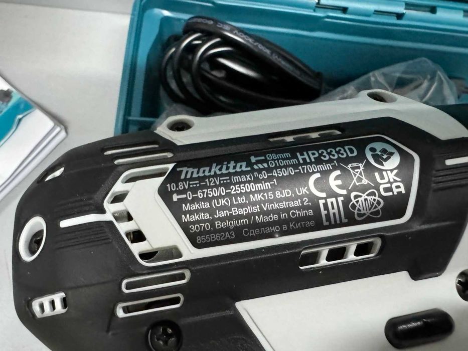 Makita HP333DSAW (АКБ+ ЗУ + кейс) Беспроводная ударная отвертка НОВАЯ!