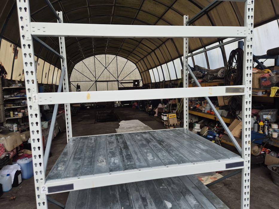 Regał półkowy warsztatowy 600kg półka ocynkowana regał magazynowy