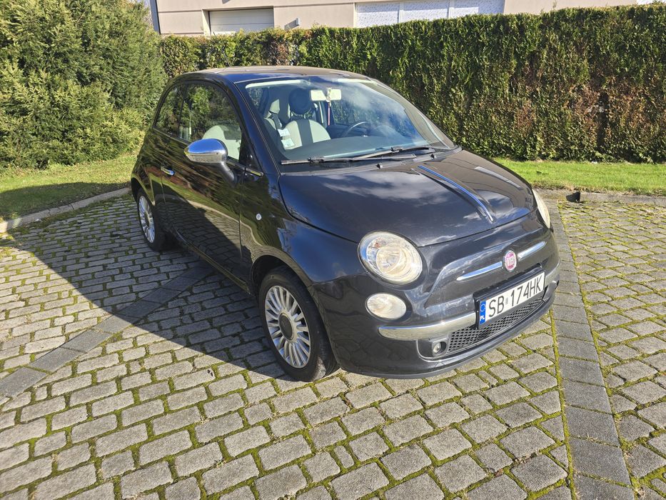 Fiat 500 szklany dach   0 rdzy