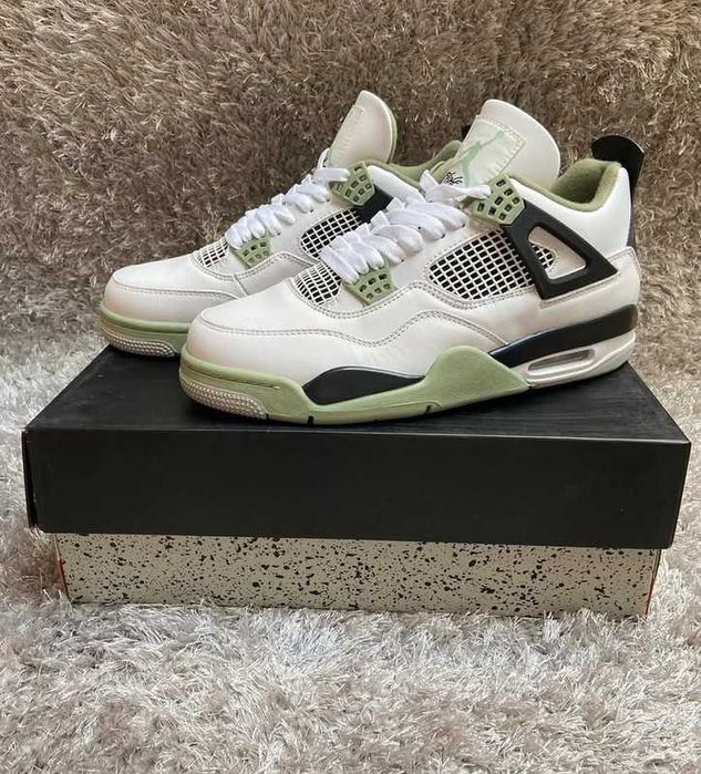 ButyMęskie| Jordan_4_Seafoam_Oil_Green |Sportowe-Damskie-Roz.41