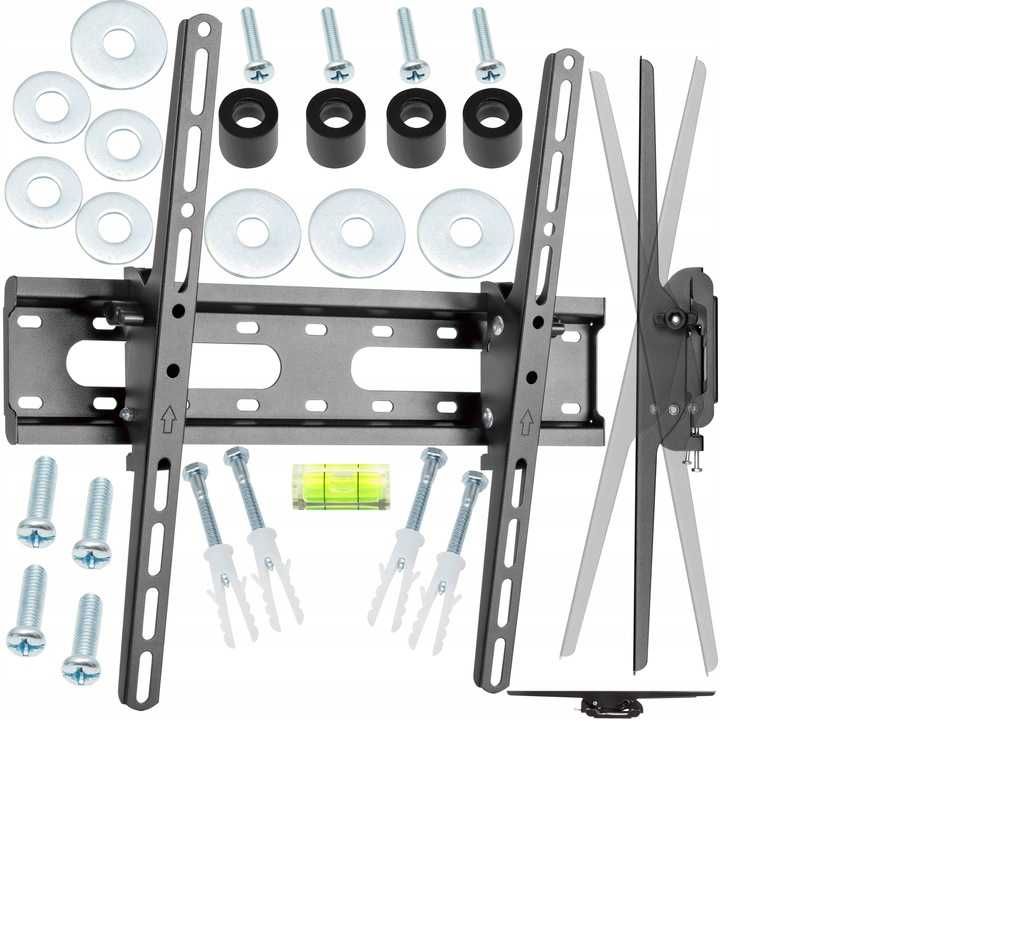 Mocny uchwyt do telewizora WIESZAK NA TV REGULACJA UCHYLNY LCD 32-85