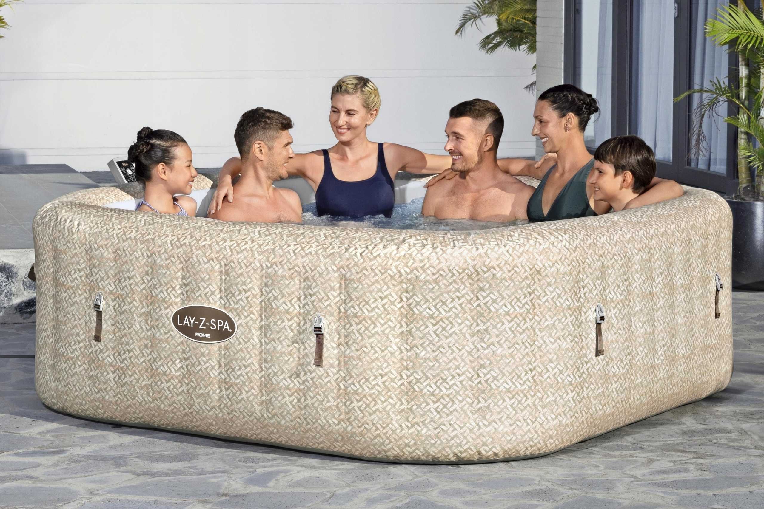 Basen Jacuzzi Lay-Z-Spa Bestway 6001M Rome 7 osób