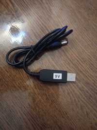Продам кабель-перехідник USB-DC на роутер 12V/9V