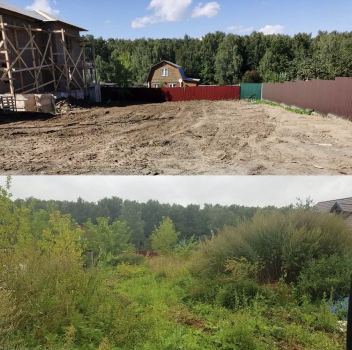 Расчистка участка. Покос травы. Уборка територии. Вывоз мусора