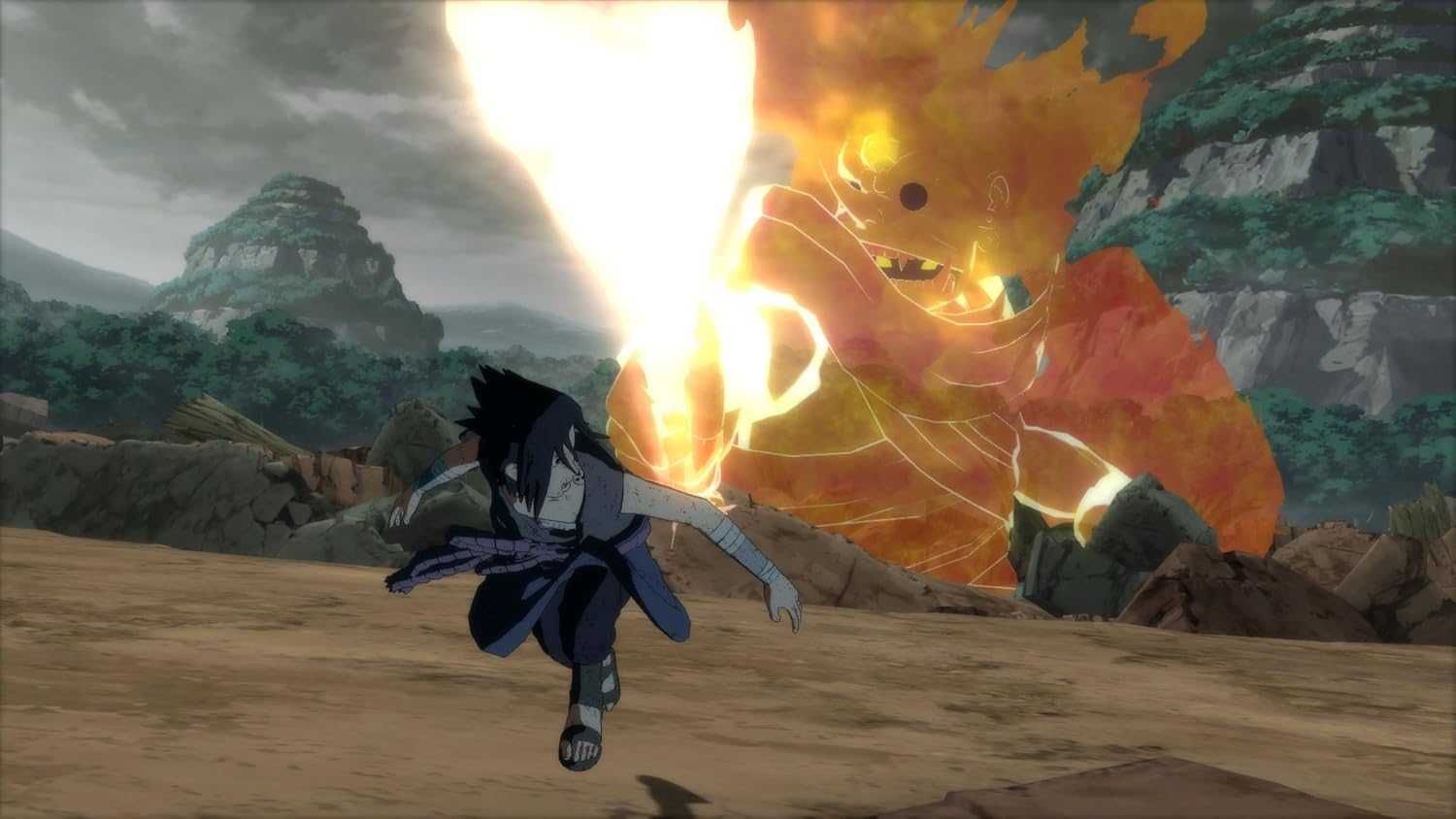 Naruto Ultimate Ninja Storm Trilogy PS4 / PS5 trzy gry anime bijatyki
