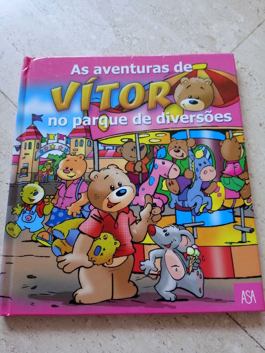 "As aventuras de Vítor no parque de diversões" edições Asa