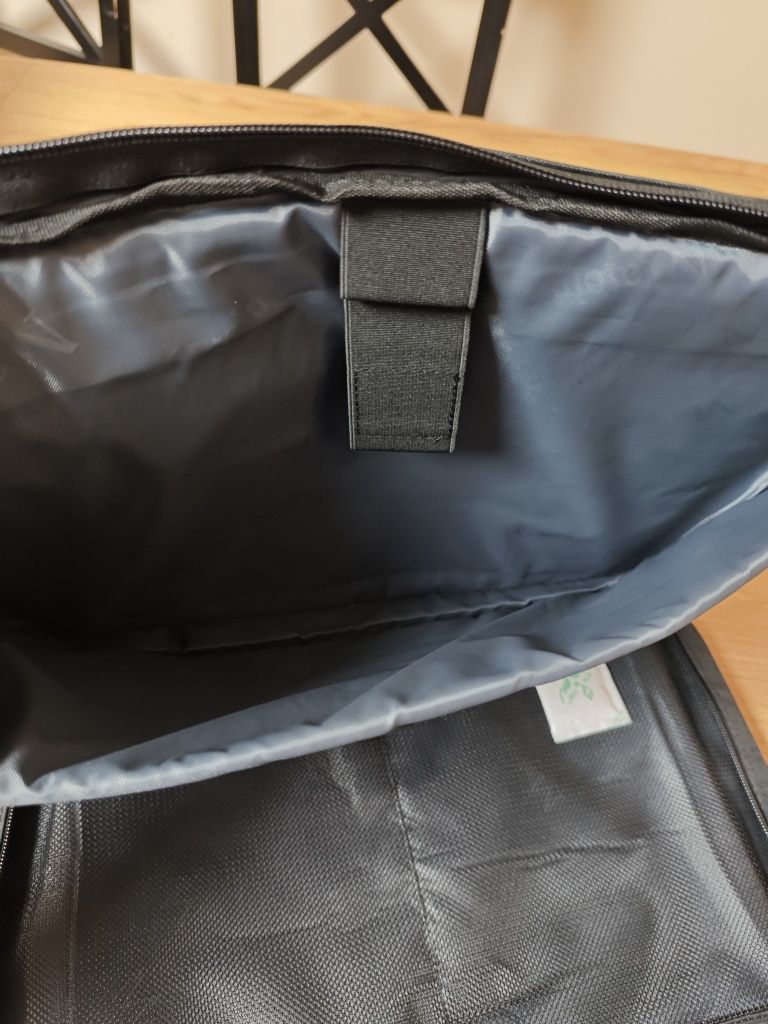 Nowa torba, pokrowiec, etui na laptopa, siatka, pojemna, grafit, Matei