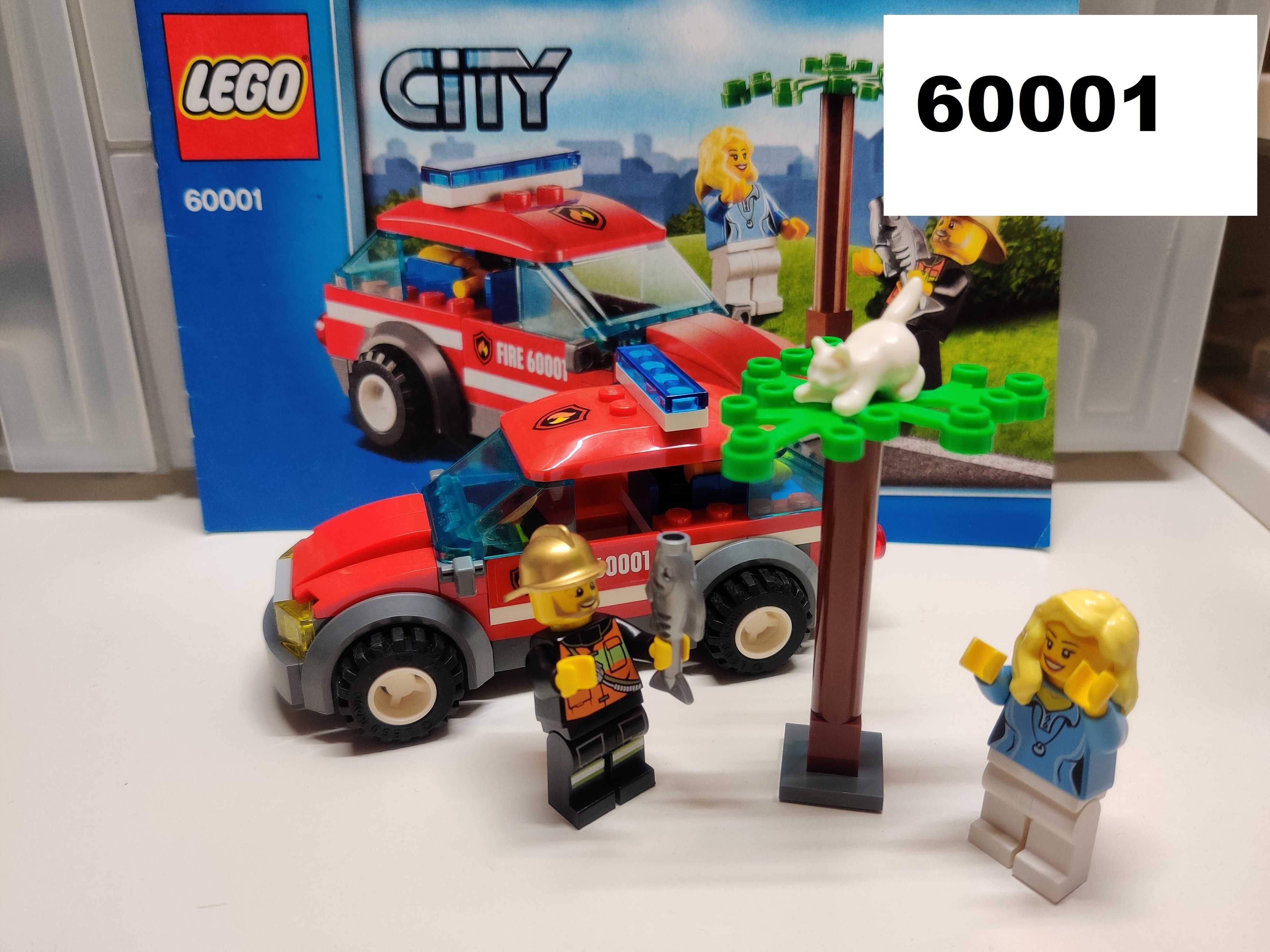 Lego city bombeiros: 7239; 7942; 60000; 60001; 60003; 60061