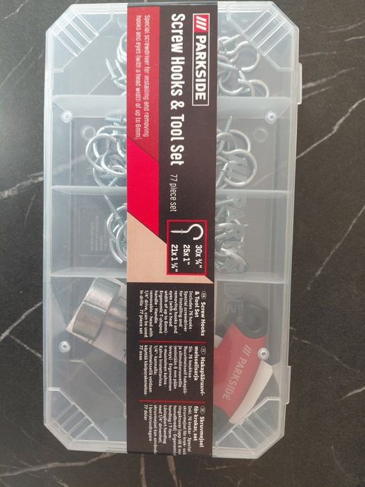 Parksidie zestaw haczyków 77 elementów