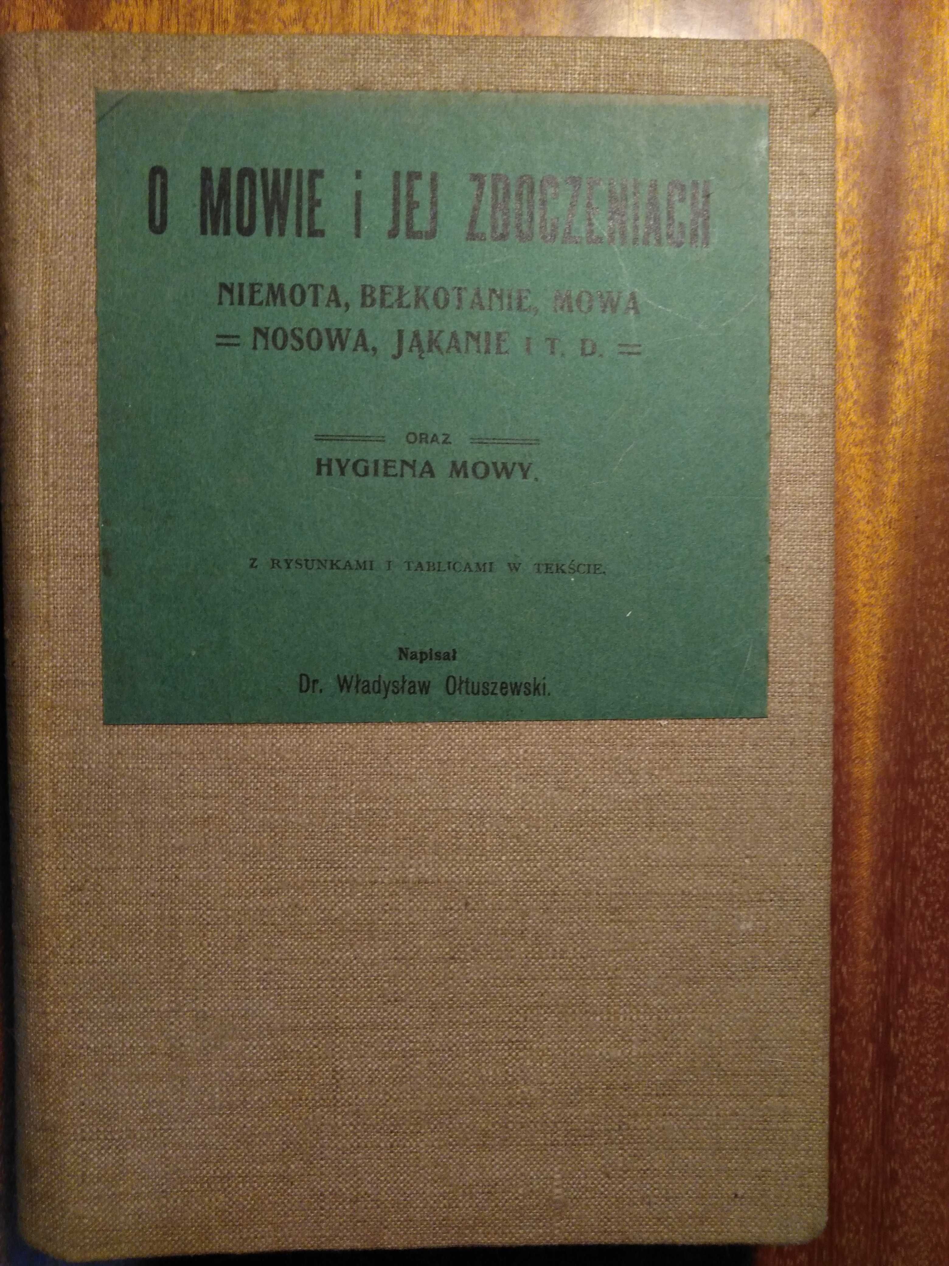 O mowie i jej zboczeniach - 1905