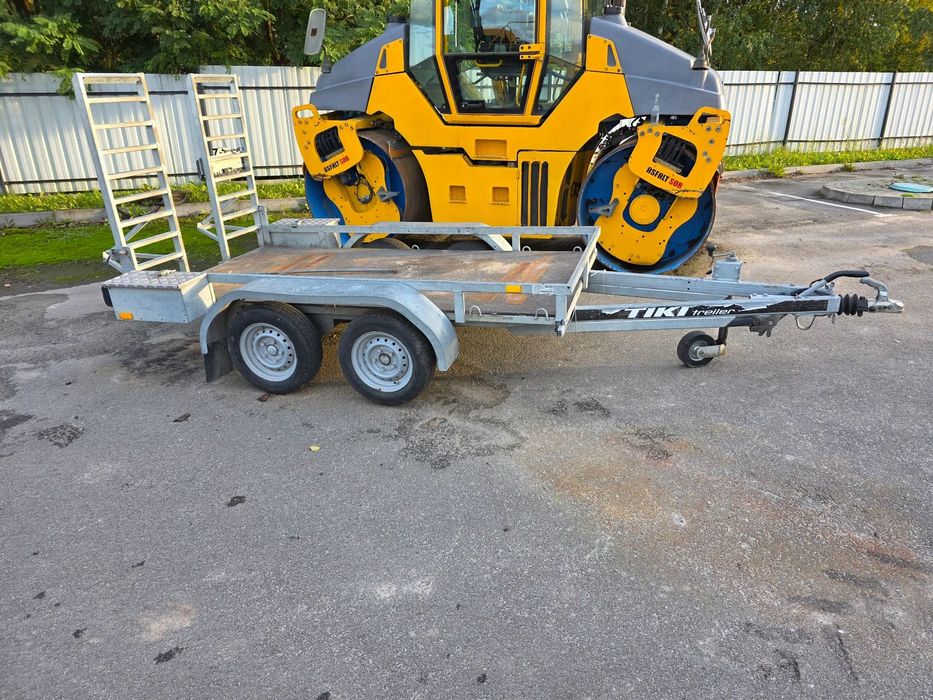 Titan TP-250  Przyczepka laweta TITAN DMC 2750 kg,  2350 kg ładowności  minikoparka