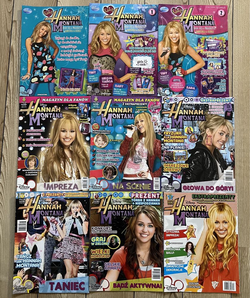 Hannah Montana czasopismo dwutygodnik plakat