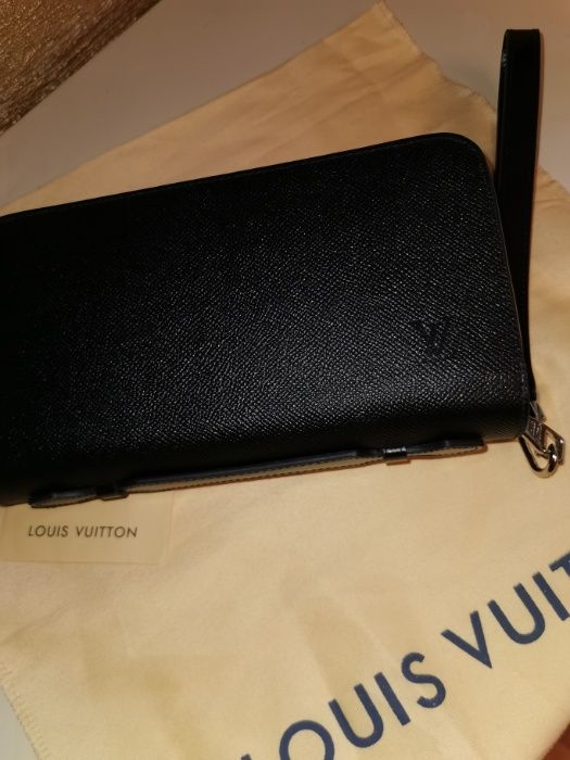 LOUIS VUITTON rewelacyjna skórzana saszetka