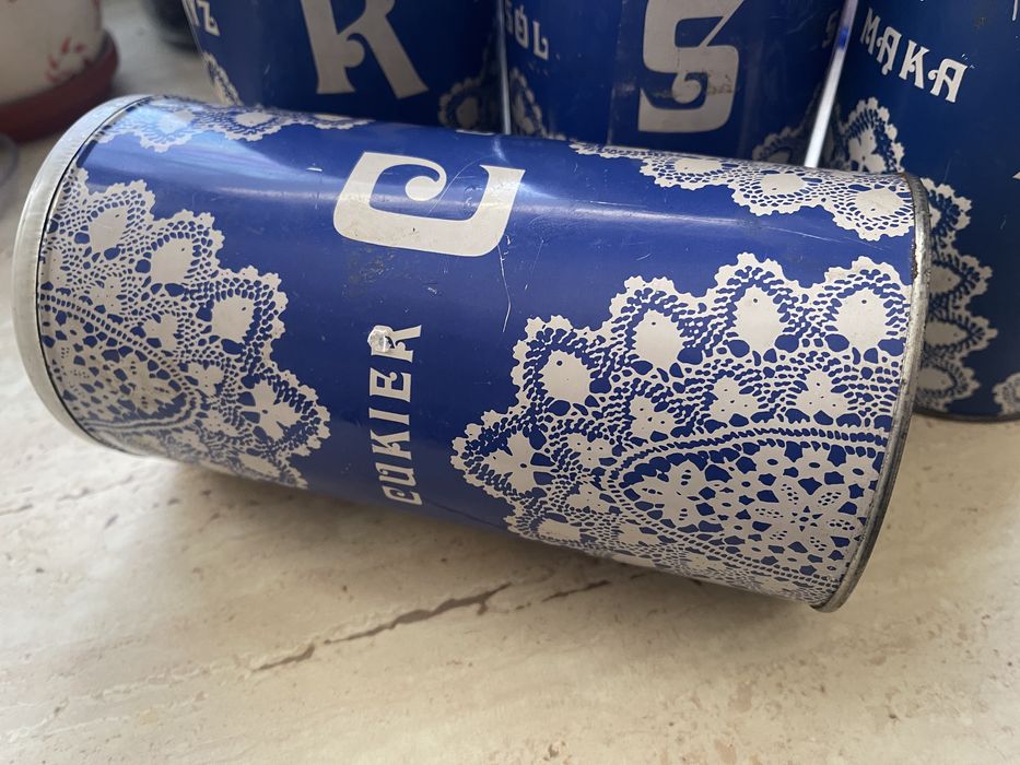 Pojemniki na żywność lata 70 XX wieku  PRL super stan