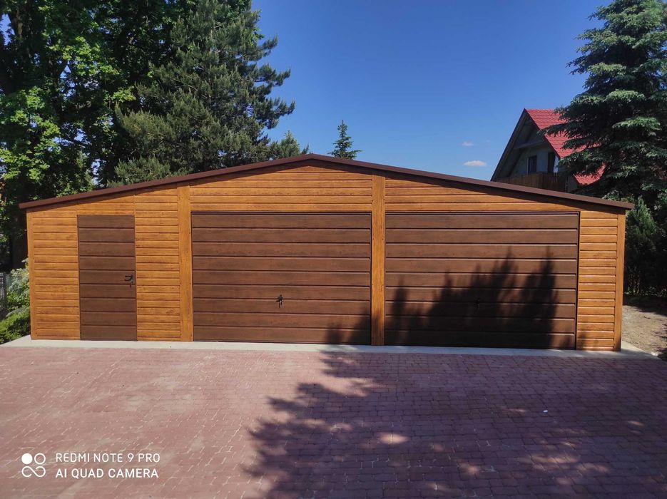 Garaż drewnopodobny 4x6 6x5.80 6x6 7x6 8x6 10x6 12x6 PROFIL!