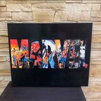 Obraz Marvel, kapitan Ameryka, iron Man, 40x50 cm