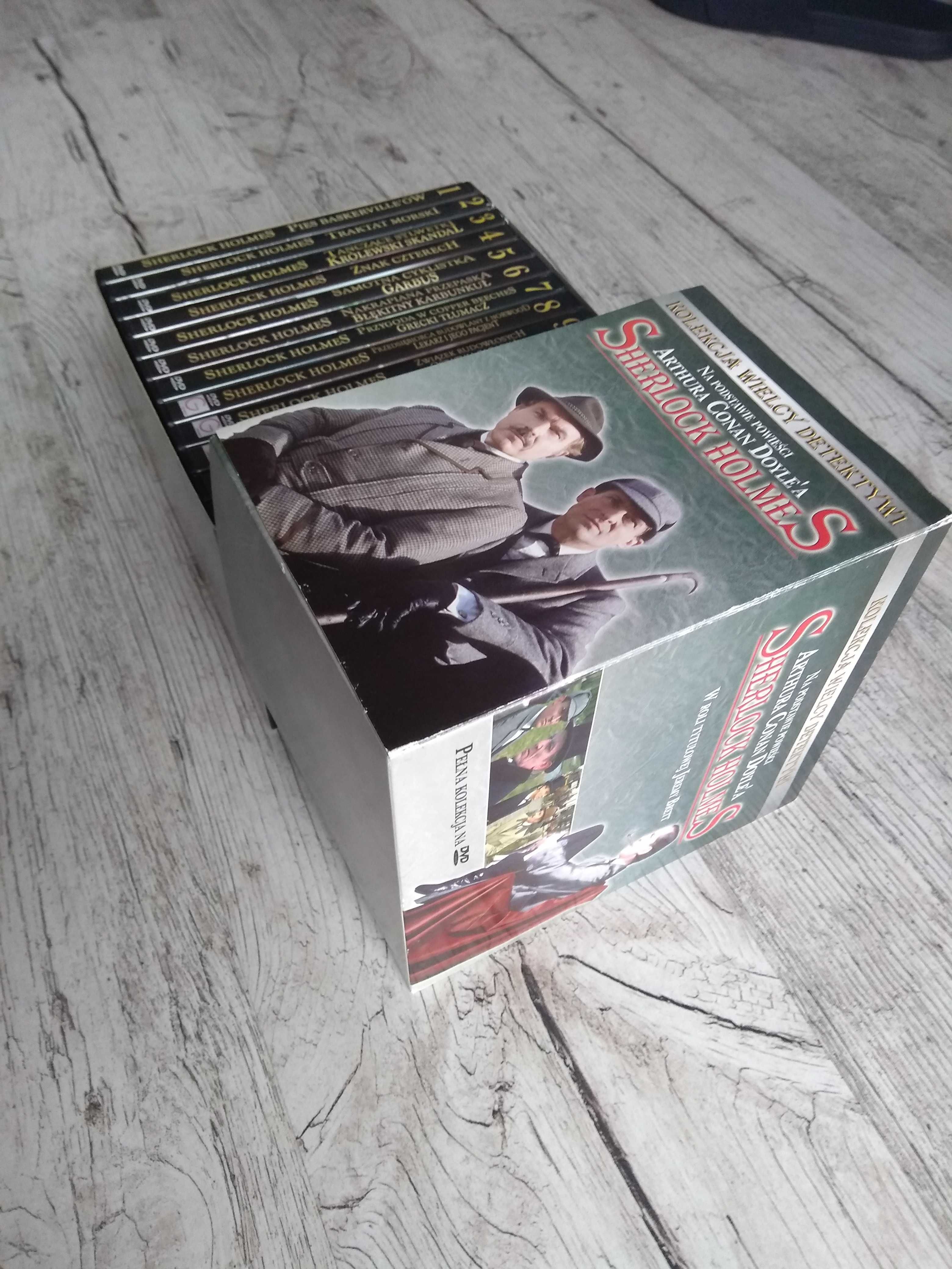 Kolekcja Sherlock Holmes -DVD- box, komplet 27 płyt, polski lektor