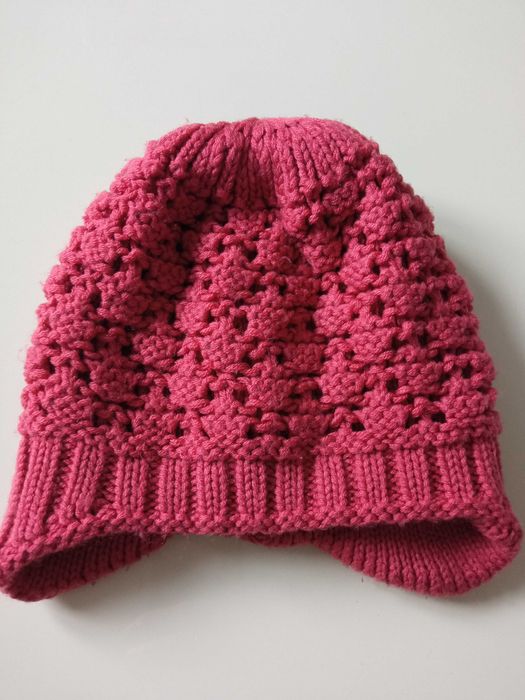 Volan czapka ciepła uszatka rozm uniwersalny