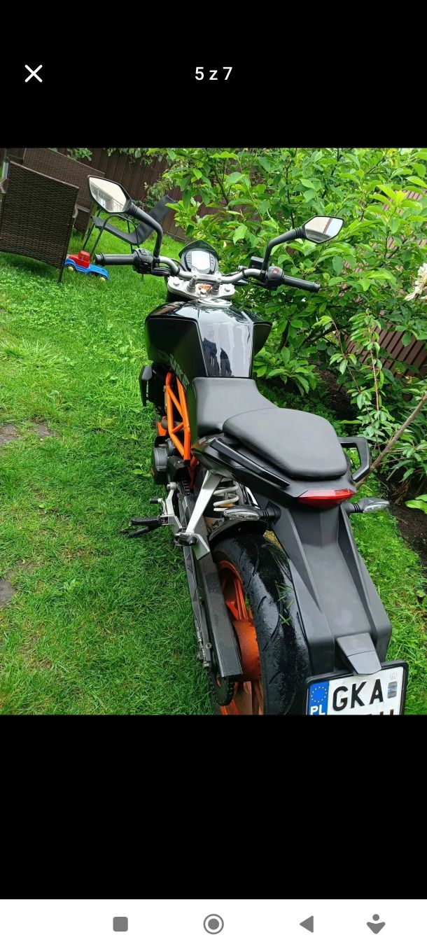 Motocykl KTM Duke 2014